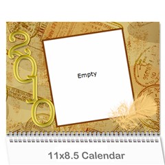 shawn 2010 - Wall Calendar 11  x 8.5  (12-Months)