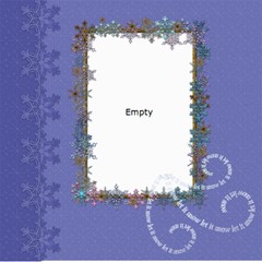 Let it Snow - ScrapBook Page 8  x 8 