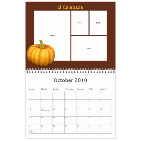 Moms Calendar By Vanessa Oct 2010