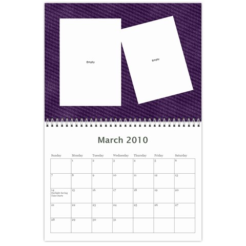 Moms Calendar By Vanessa Mar 2010