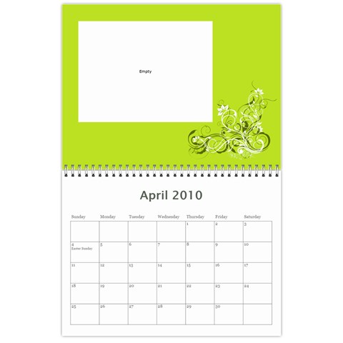 Moms Calendar By Vanessa Apr 2010