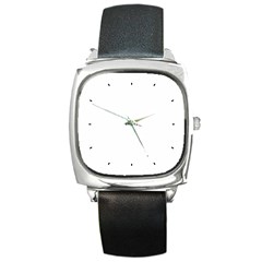 Autumn on the Horizon - Square Metal Watch