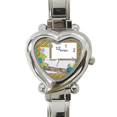 watch 1 - Heart Italian Charm Watch