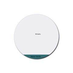 coaster Mesa Verde cliff palace 09 - Rubber Coaster (Round)