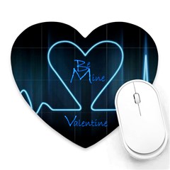 Modern Love Valentine heart Mousemat - Heart Mousepad