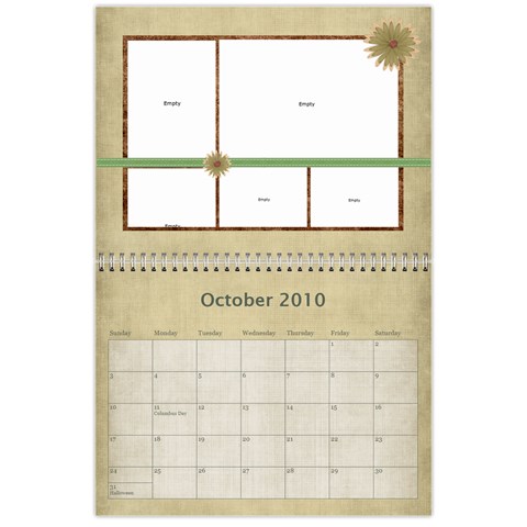 My Calendar By Tawanda Oct 2010