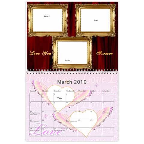 Calender 2010 By Amrita Mar 2010