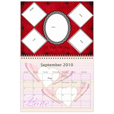 Calender 2010 By Amrita Sep 2010
