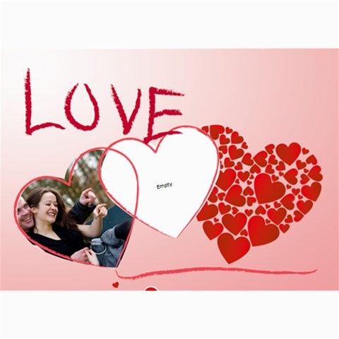 Love Photo Card By Wood Johnson 7 x5  Photo Card - 2