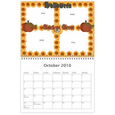 Yash N Rishi Calender By Amrita Oct 2010