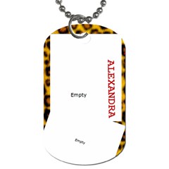 alex dog tag 2 - Dog Tag (Two Sides)