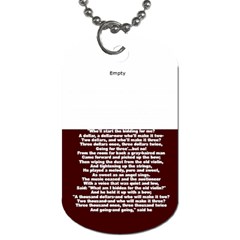 mike - Dog Tag (Two Sides)