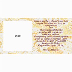 vijay-Ramya wedding - 4  x 8  Photo Cards