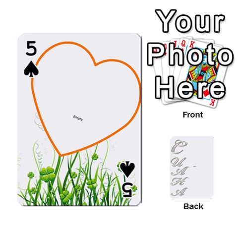 Card By Asya Front - Spade5