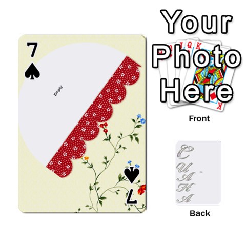 Card By Asya Front - Spade7