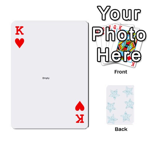King 54  Photo Cards By Bonnie Peloquin Front - HeartK