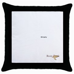 tractorsidecolor - Throw Pillow Case (Black)