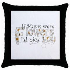 Mum s Mothers day Pillow (5 styles) - Throw Pillow Case (Black) Mum s Mothers day Pillow (5 styles) - Throw Pillow Case (Black)