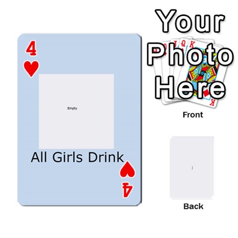 Kings Card Game  By Millie Kovatch Front - Heart4