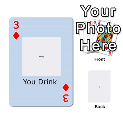 Kings Card Game  By Millie Kovatch Front - Diamond3