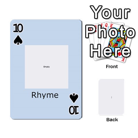 Kings Card Game  By Millie Kovatch Front - Spade10