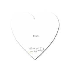 Hospitality/Thank You Magnet - Magnet (Heart)