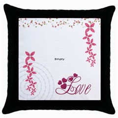 Pillow1 - Throw Pillow Case (Black)