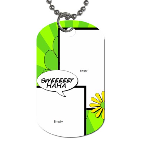 Haha Dog Tag 3  By Kimswhims1 Front