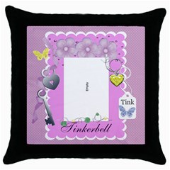 Throw Pillow Case (Black)