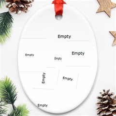 Funny easte - Ornament (Oval)