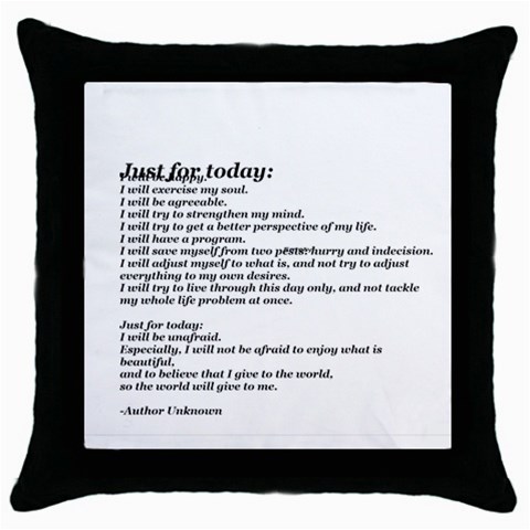 Just For Today    By Emily Anderson Front