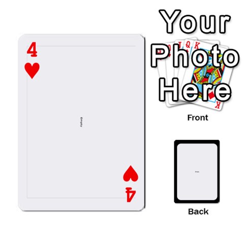 Playing Cards By Nena Front - Heart4