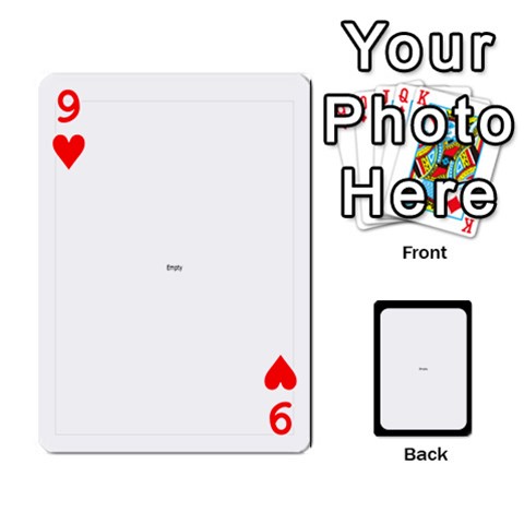 Playing Cards By Nena Front - Heart9