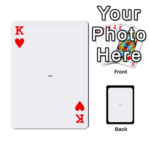King Playing Cards By Nena Front - HeartK