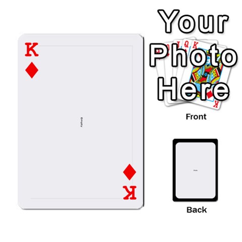 King Playing Cards By Nena Front - DiamondK