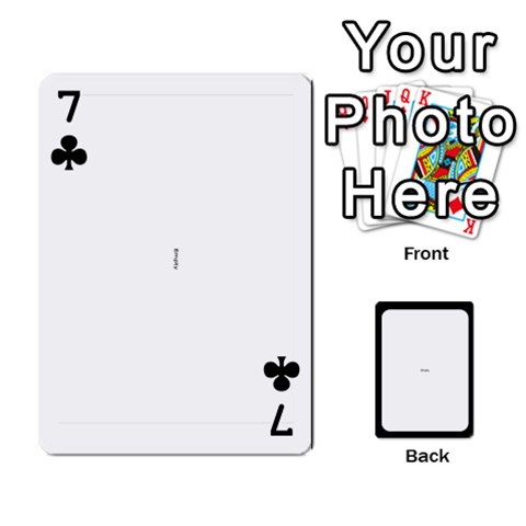 Playing Cards By Nena Front - Club7