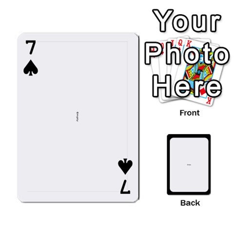 Playing Cards By Nena Front - Spade7
