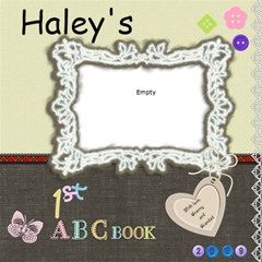 haley s abc book 2009 to print - ScrapBook Page 12  x 12 
