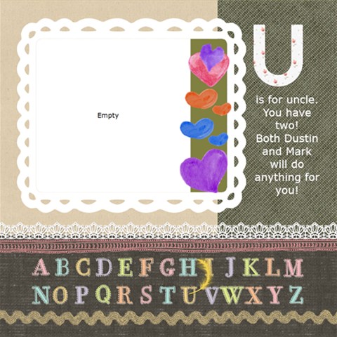 Haley s Abc Book 2009 To Print By Lisa 12 x12 Scrapbook Page - 23 Haley s Abc Book 2009 To Print By Lisa 12 x12 Scrapbook Page - 23