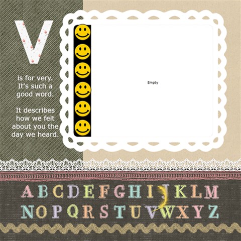 Haley s Abc Book 2009 To Print By Lisa 12 x12 Scrapbook Page - 24 Haley s Abc Book 2009 To Print By Lisa 12 x12 Scrapbook Page - 24