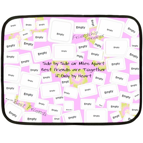 Madi Blanket With Frames/words By Michal Robertson 35 x27  Blanket
