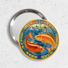 Pisces Handbag Mirror - 2.25  Handbag Mirror