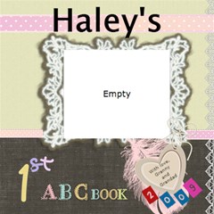 haley s abc book 2009 to print - ScrapBook Page 12  x 12 