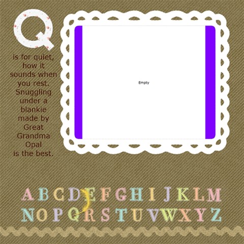 Haley s Abc Book 2009 To Print By Lisa 12 x12  Scrapbook Page - 19