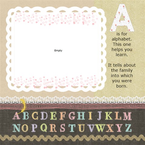Haley s Abc Book 2009 To Print By Lisa 12 x12  Scrapbook Page - 3