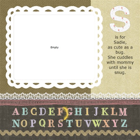 Haley s Abc Book 2009 To Print By Lisa 12 x12  Scrapbook Page - 21