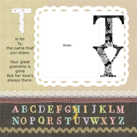 Haley s Abc Book 2009 To Print By Lisa 12 x12 Scrapbook Page - 22 Haley s Abc Book 2009 To Print By Lisa 12 x12 Scrapbook Page - 22