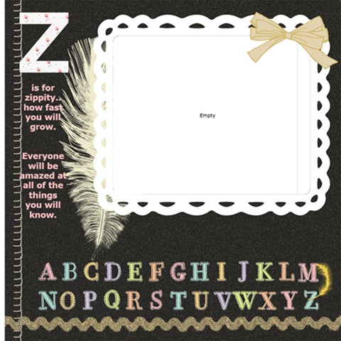 Haley s Abc Book 2009 To Print By Lisa 12 x12  Scrapbook Page - 28