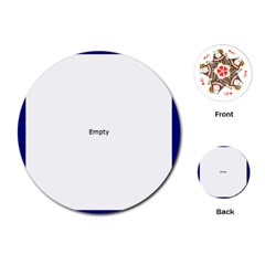 Aquarius Zodiac \playing Cards - Playing Cards Single Design (Round)