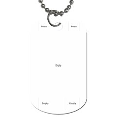 sergio y tiff - Dog Tag (One Side)